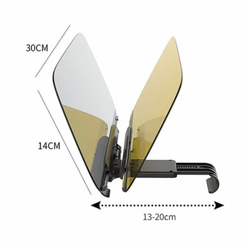 2 in 1 Anti-Glare Car mirror Vision
