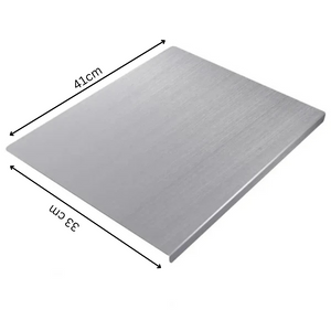 Steel Polished Metal Cutting Board For Kitchen Counter