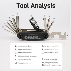 12 In 1 Portable Tools Kit | Multi-functional Kits