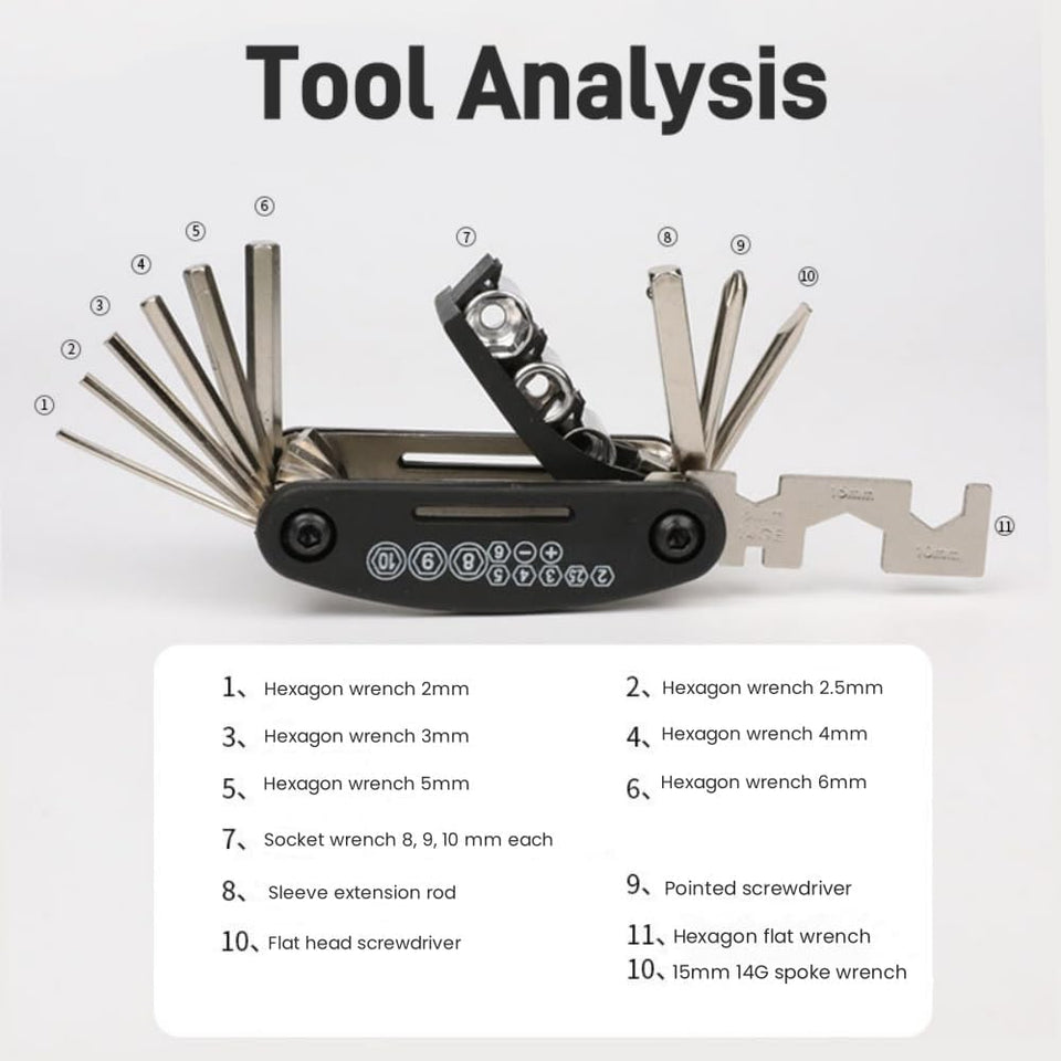 12 In 1 Portable Tools Kit | Multi-functional Kits