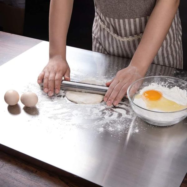 Steel Polished Metal Cutting Board For Kitchen Counter
