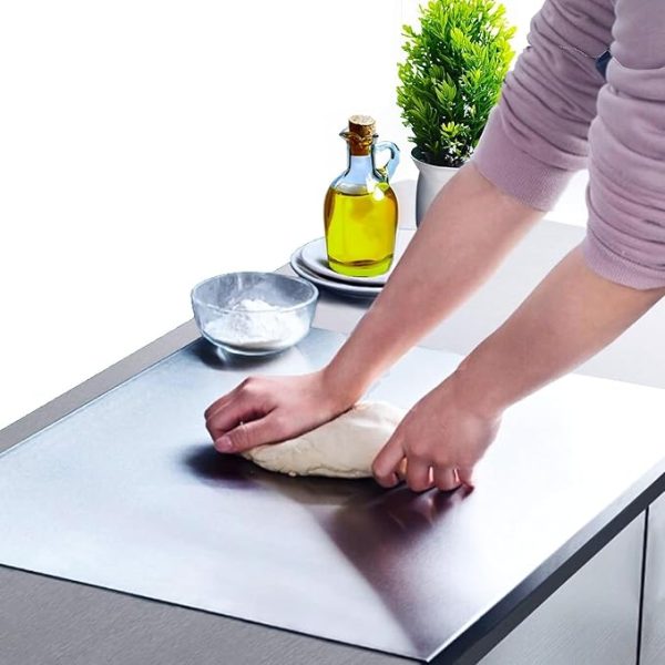 Steel Polished Metal Cutting Board For Kitchen Counter